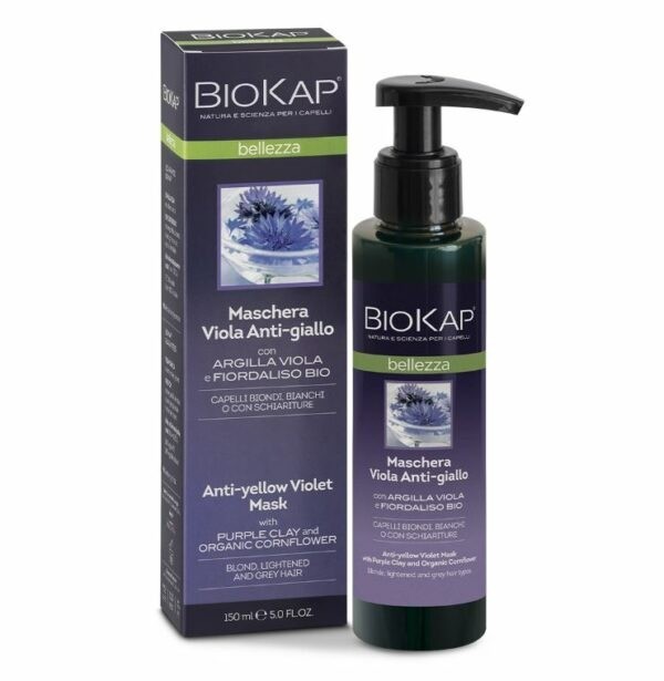 Maschera Viola Antigiallo Ravvivante BioKap® Biosline